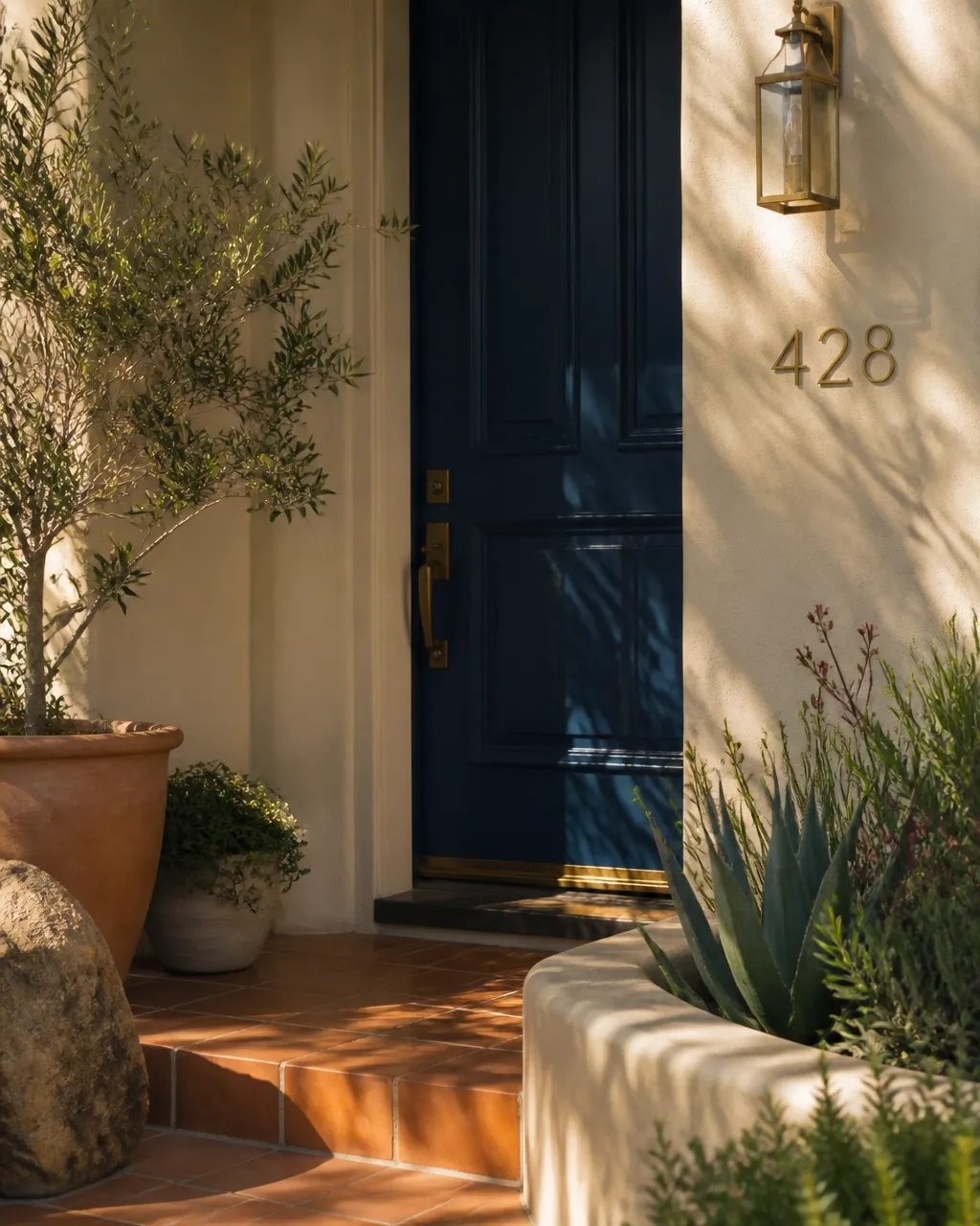 A welcoming San Diego home entry
